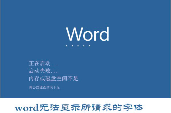 Win10系統(tǒng)打開Word提示“Word無(wú)法顯示所請(qǐng)求的字體”怎么辦?