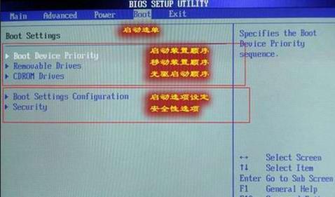 Boot選項(xiàng)卡